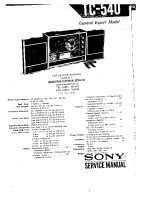 Sony TC-540 - Service Manual 